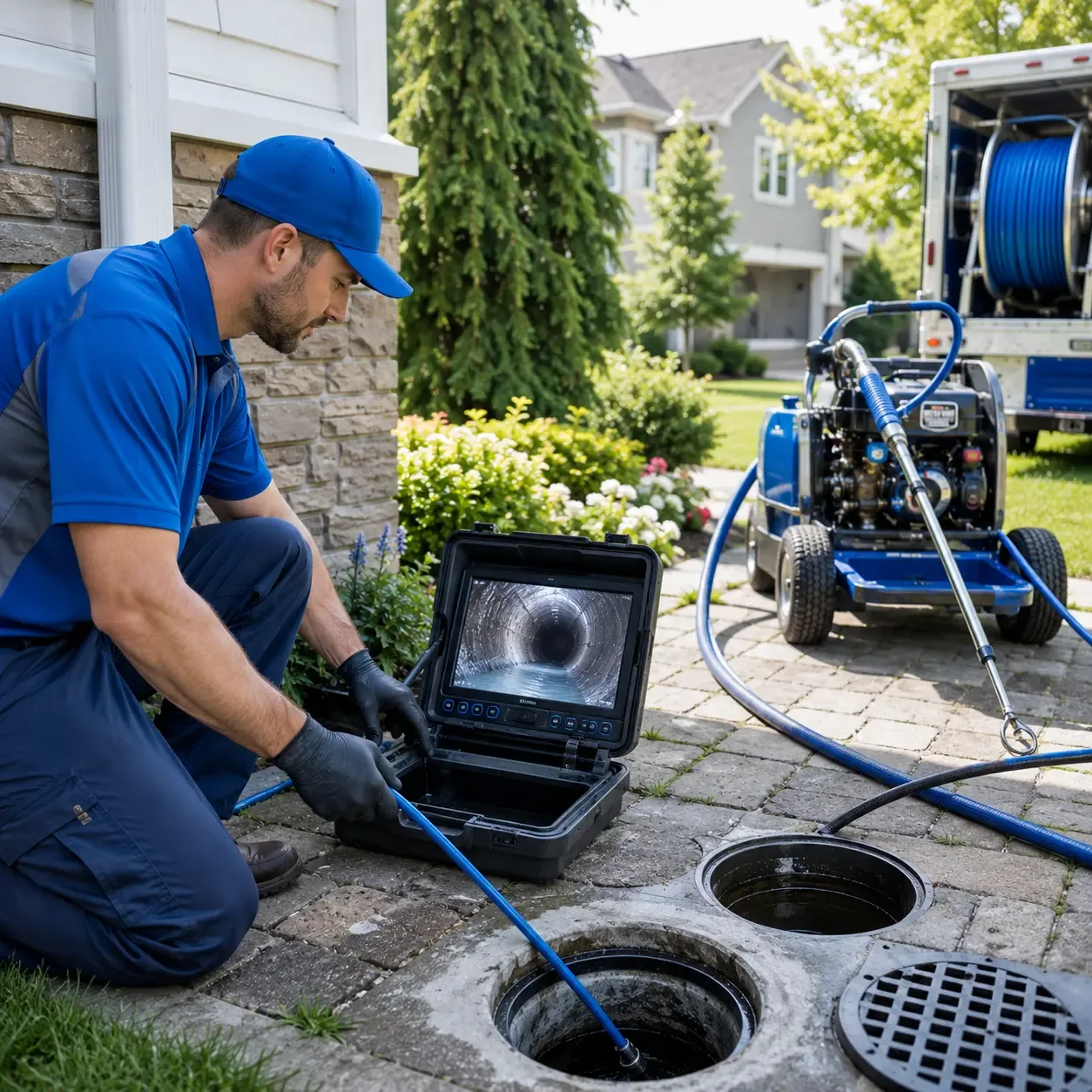 Outdoor drain cleaning professionals serving Lyndhurst, VA